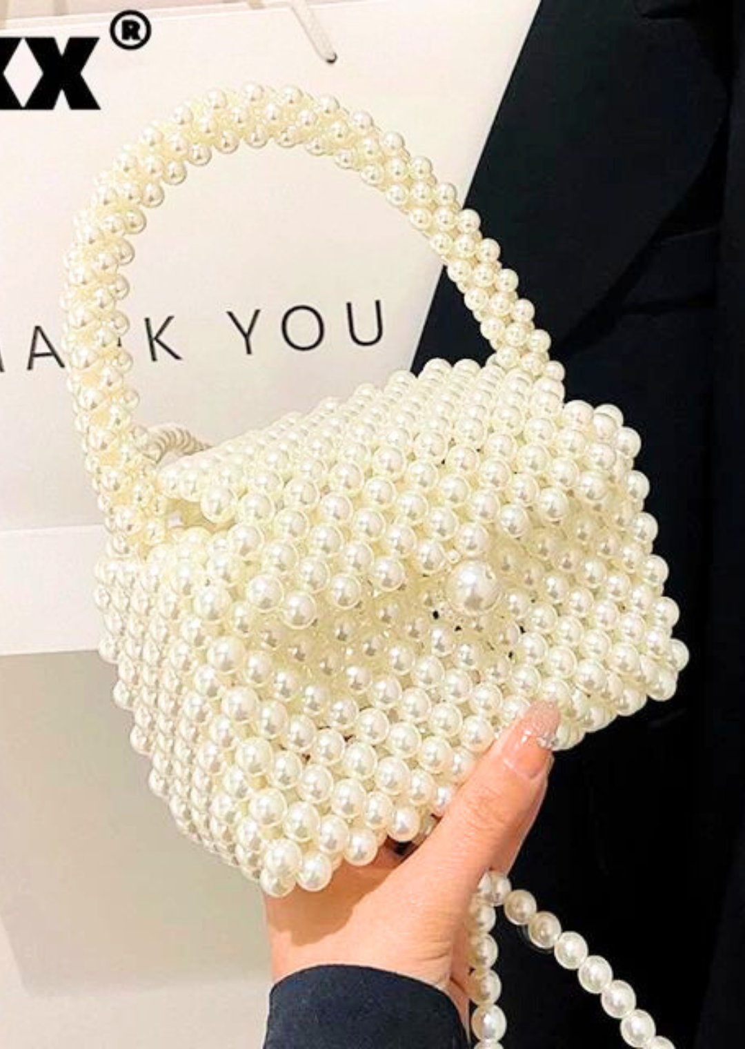 PEAR—ADORNED BAG